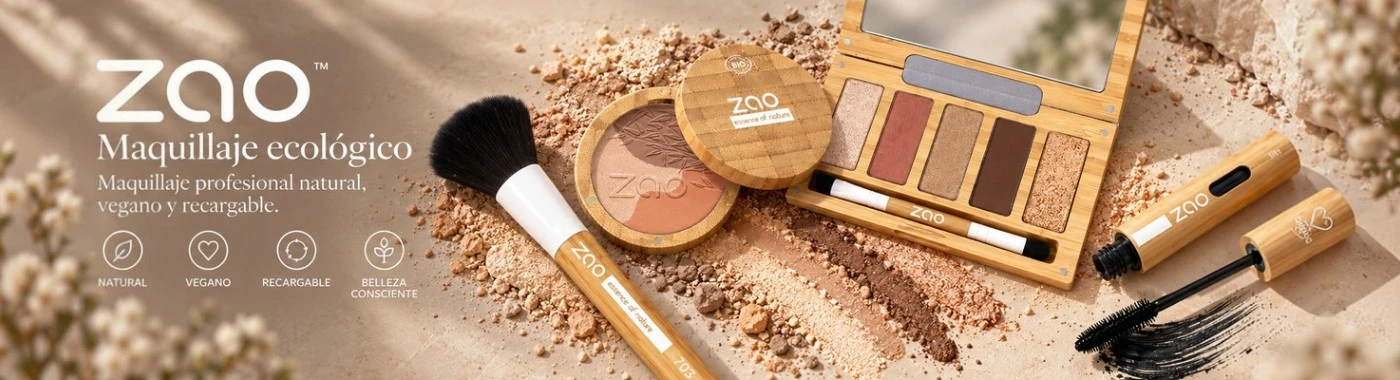 Maquillaje Profesional ecológico y vegano ZAO