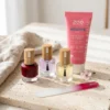Pack Ritual Uñas y Manos Zao con crema de manos, lima de cristal, aceite, endurecedor y esmalte 668